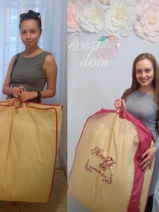 Чехлы для одежды, свадебных платьев текстиля и обуви от компании "Октябрь"